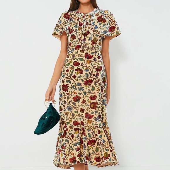 Rhode Velvet Arabella Dress - Picture 1 of 8
